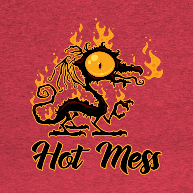 Hot Mess Crispy Dragon by fizzgig